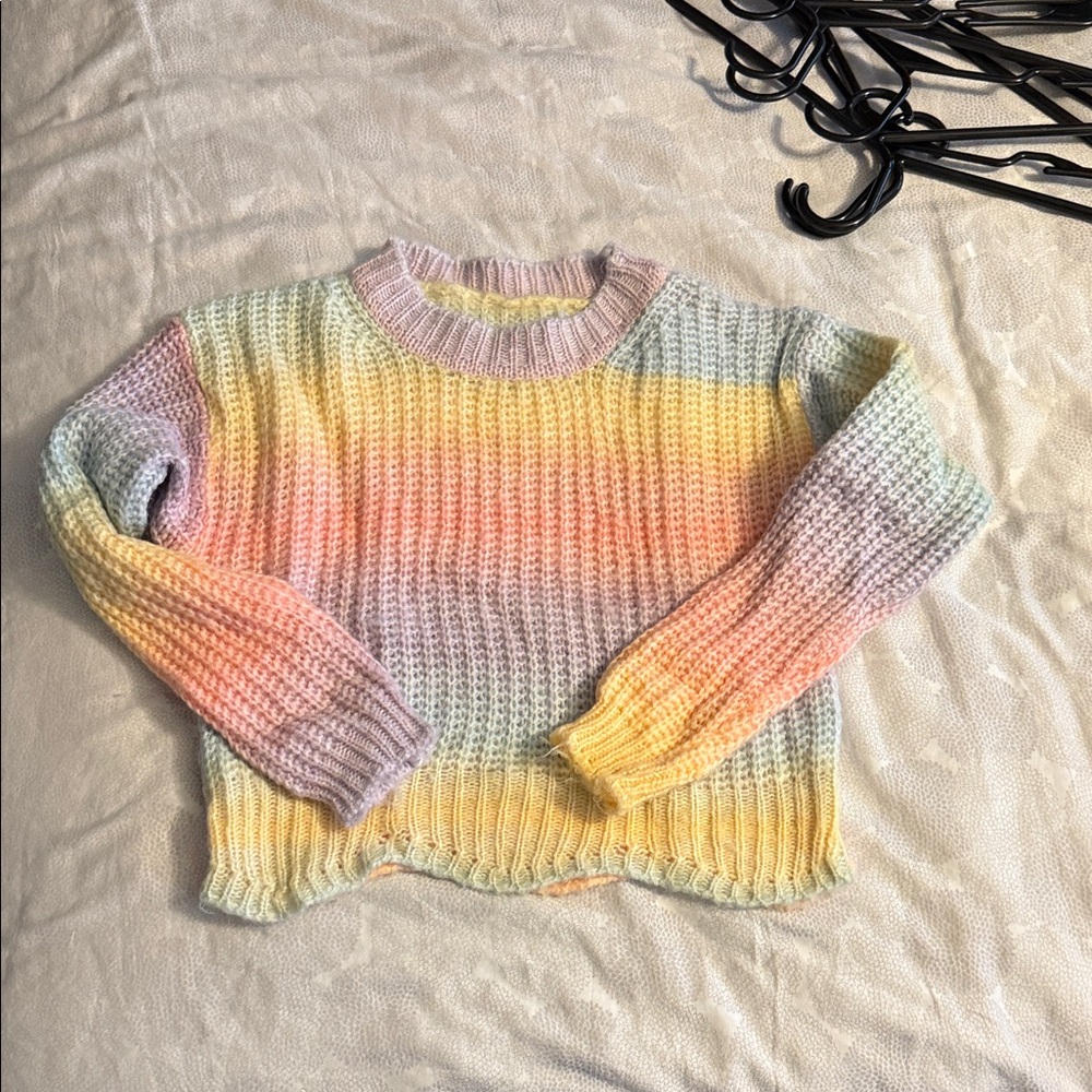 Colorful Knit Women's Sweater
